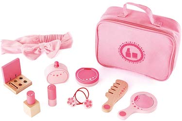 Hape wooden cosmetics pretend play kit