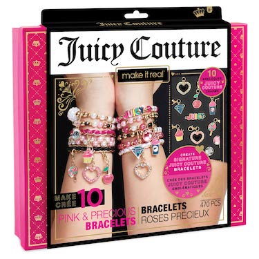 Make it real juicy couture pink and precious bracelets