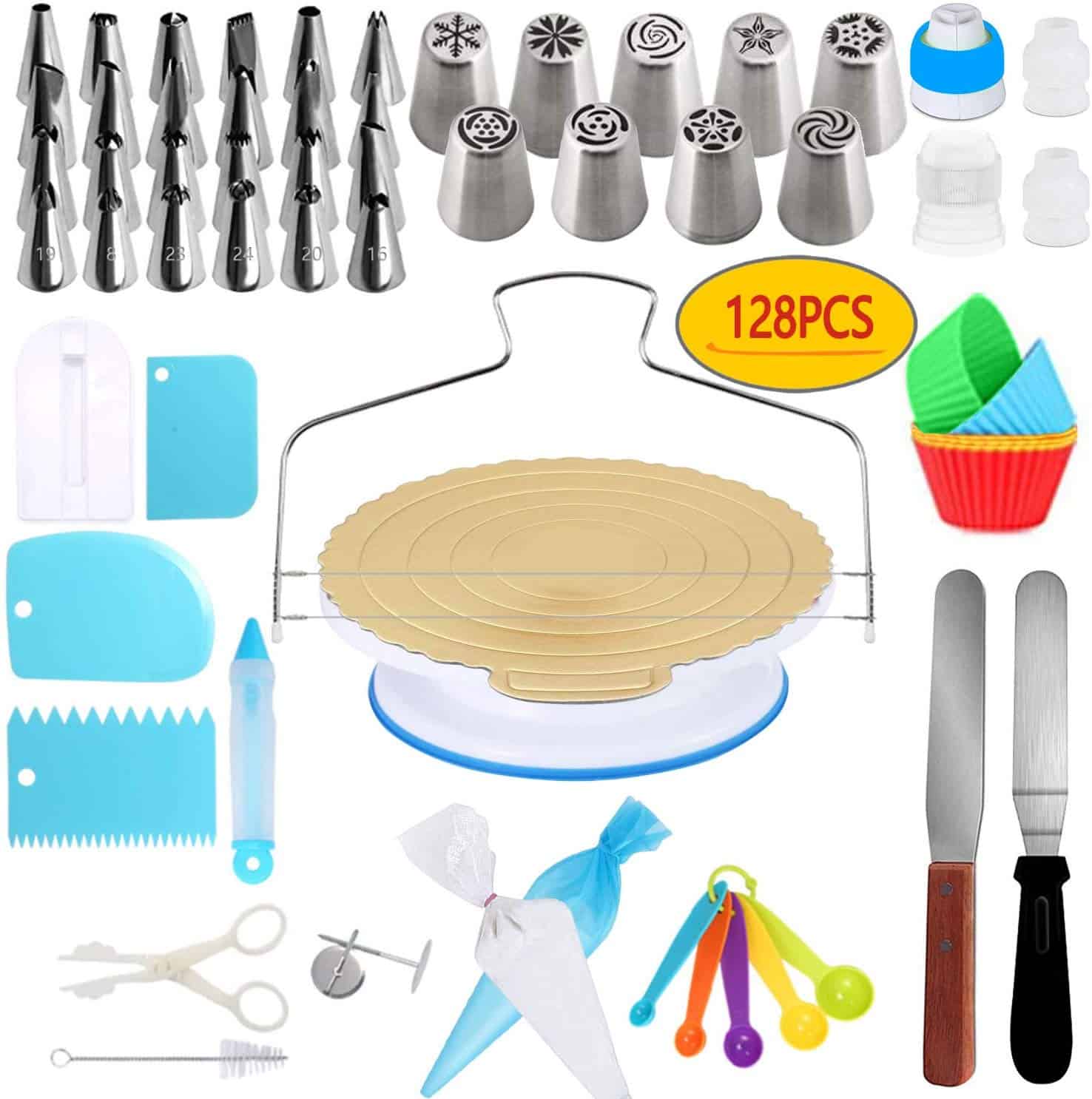 Nisam 128 piece decorating kit