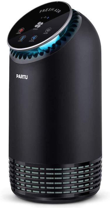 Partu air purifier for home allergies and pets dander