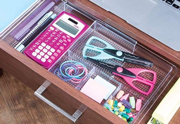 Acrylic drawer organizer