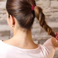 3 easy ponytails for everyday wear tutorial step 4i