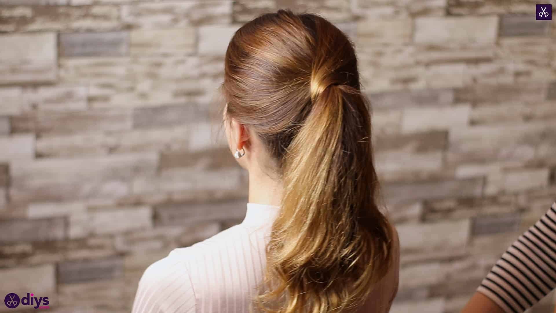 3 easy ponytails for everyday wear wraparound pony 5c
