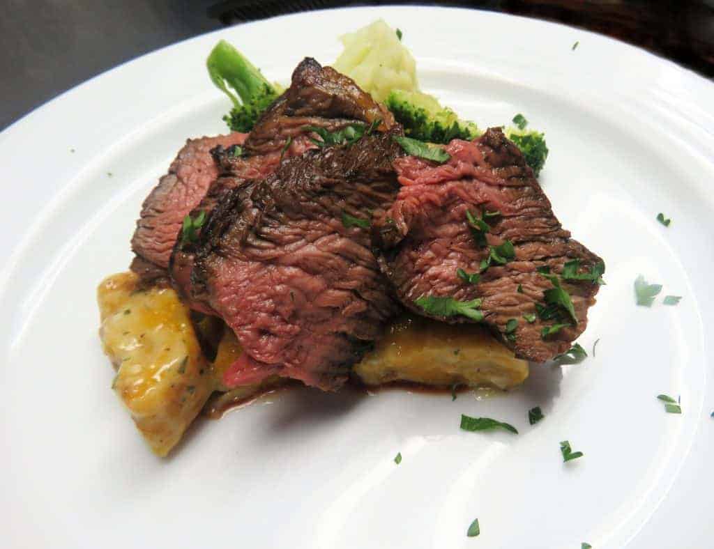 Balsamic prime rib with pumpkin gnocchi