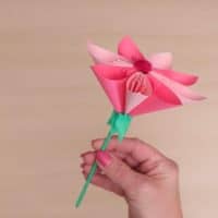 Diy 3d paper flower