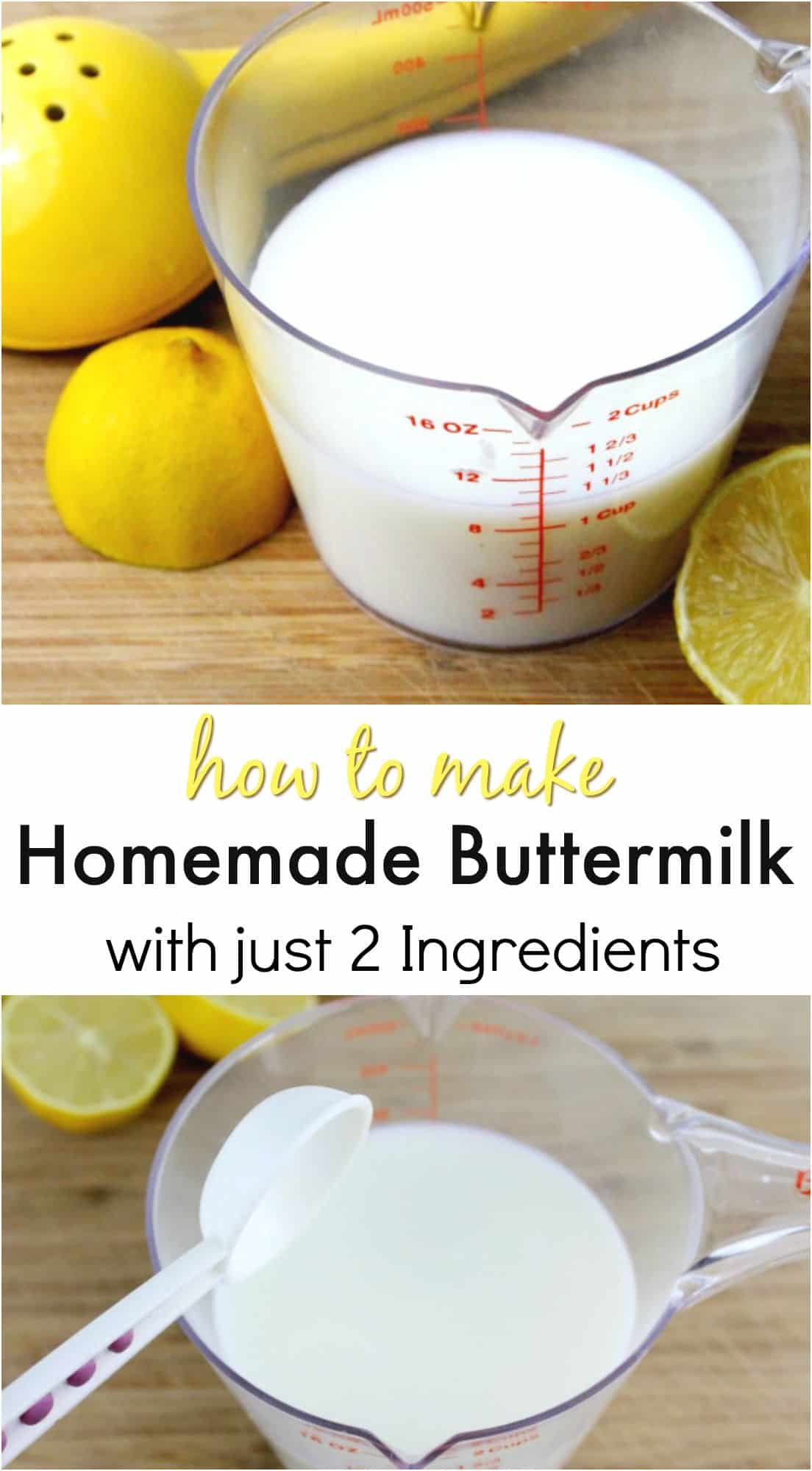 Homemade buttermilk