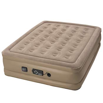 Insta bed raised air mattress with never flat pump