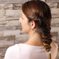 Romantic prom hairstyle tutorial step 5f