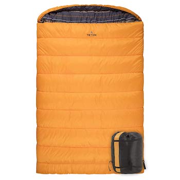 Teton sports mammoth queen size double sleeping bag
