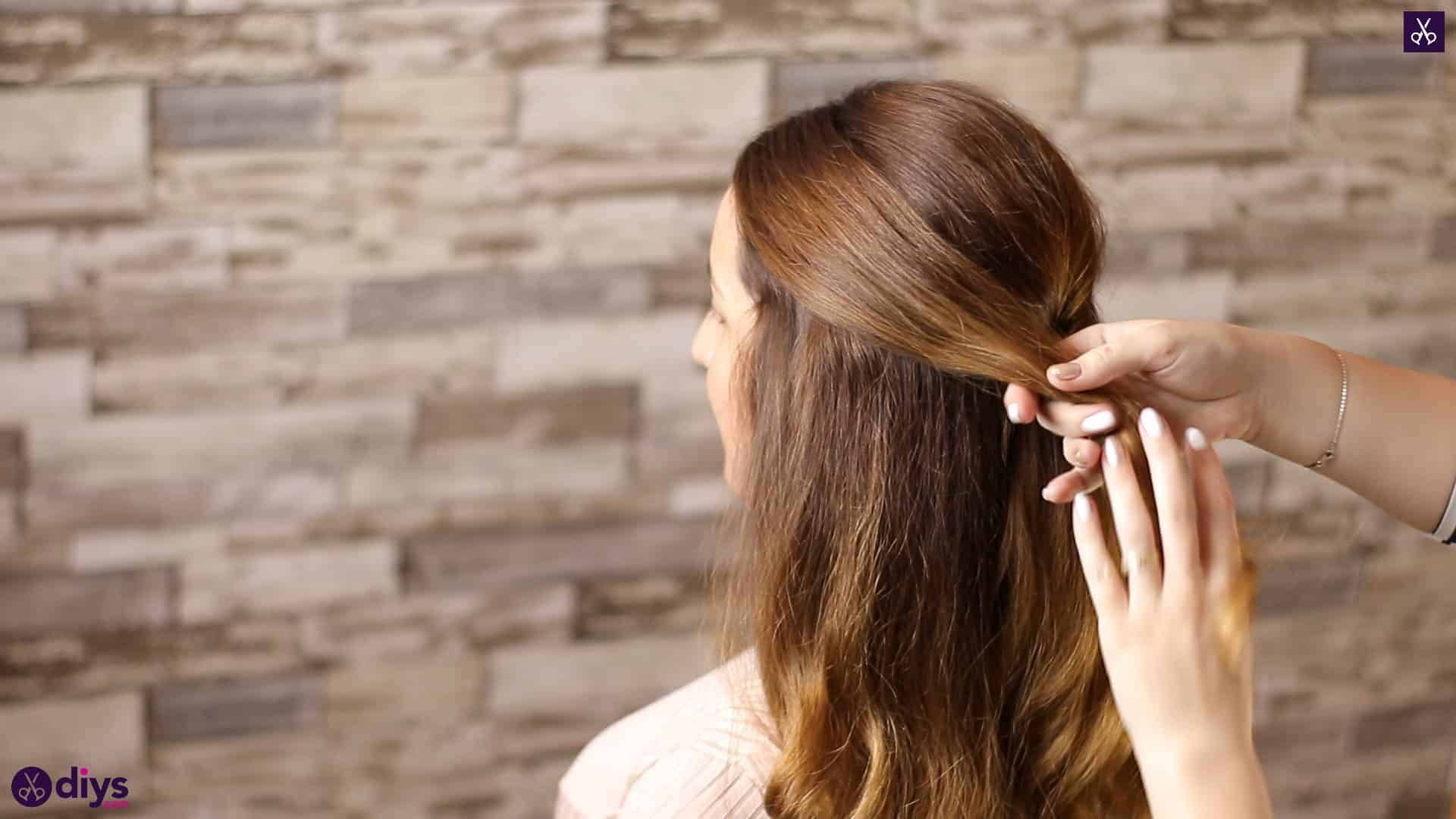 Updo hairstyle for wavy hair 27