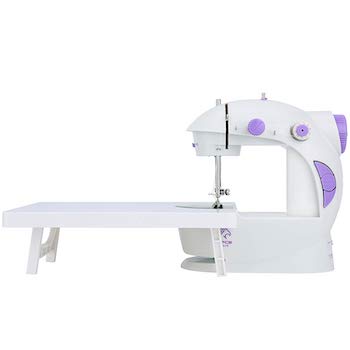 Varmax mini sewing machine with extension table