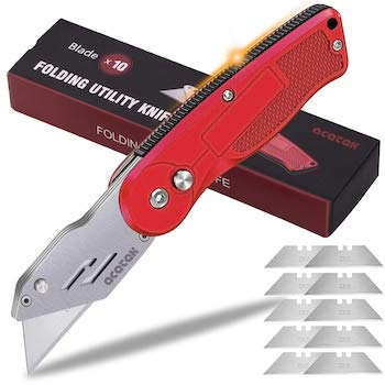 Acetek utility knife box cutter,