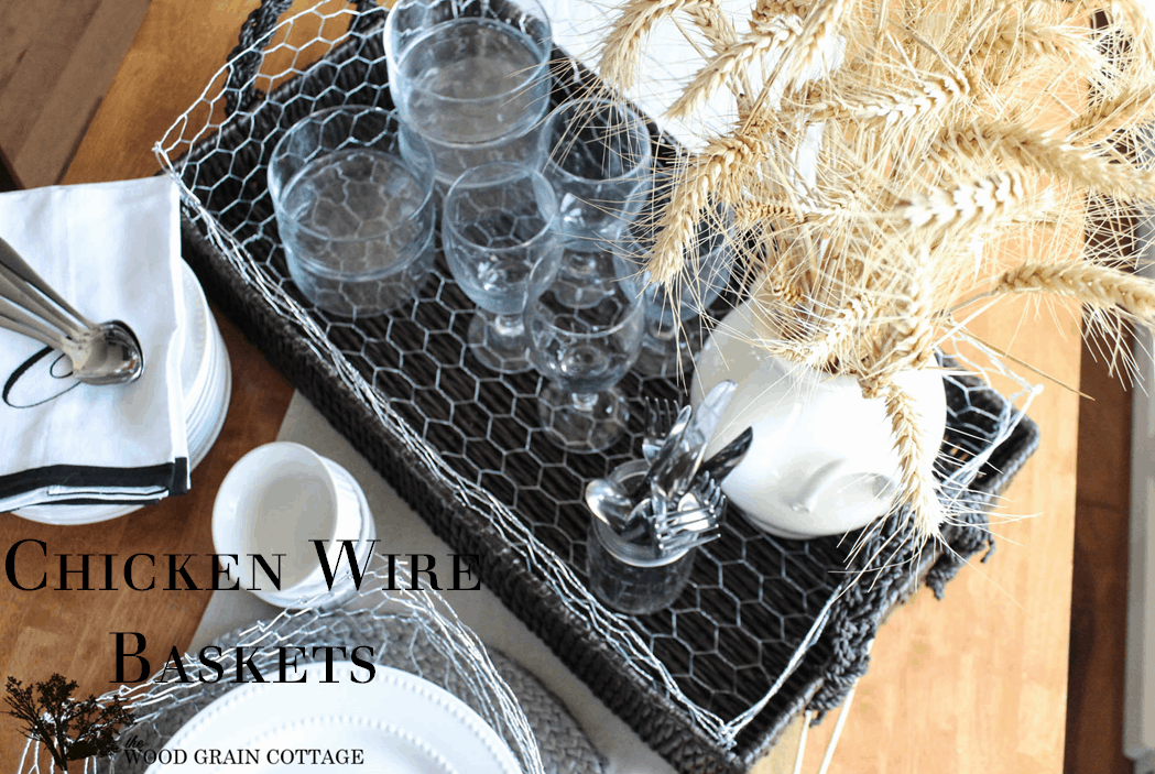 Diy chicken wire baskets