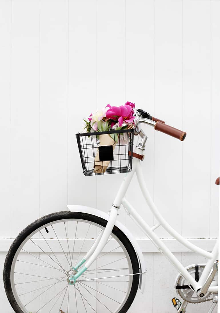 Diy wire bike basket