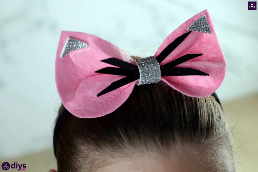 Diy cat ears headband craft