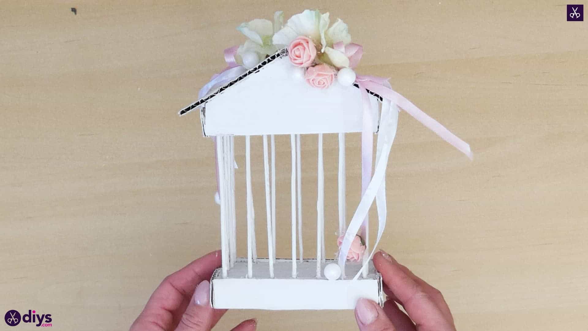 Diy miniature cage centerpiece step 10r