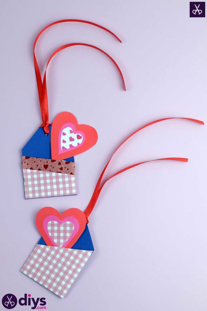 Diy pocketed gift tags colorful