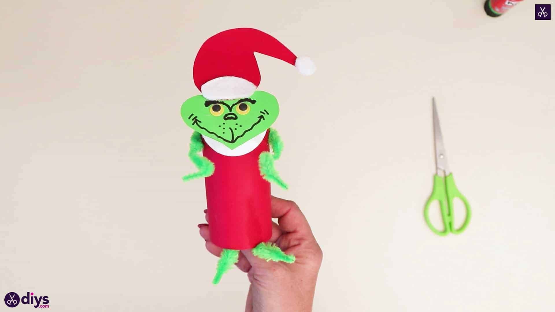Toilet paper roll grinch