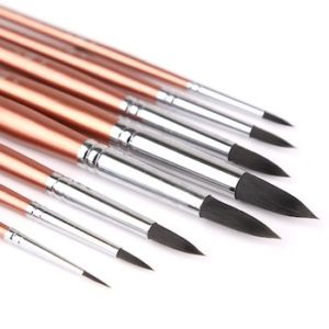 Transon Round Watercolor Detail Paint Brushes