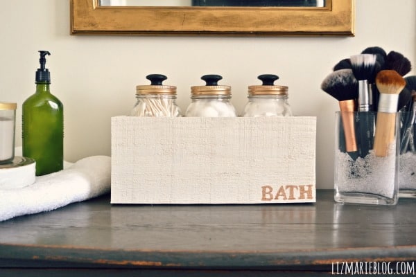 Diy mason jar storage