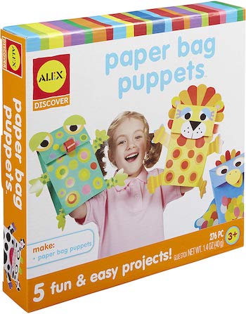 Alex toys paper bag puppets kit