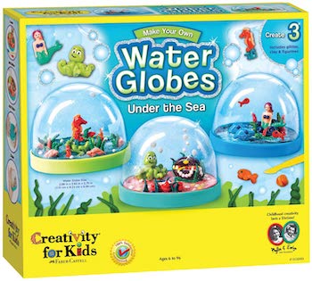 Creativity for kids under the sea water globes kit