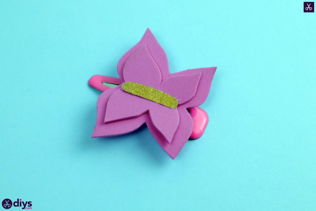 Diy butterfly barrette simple project