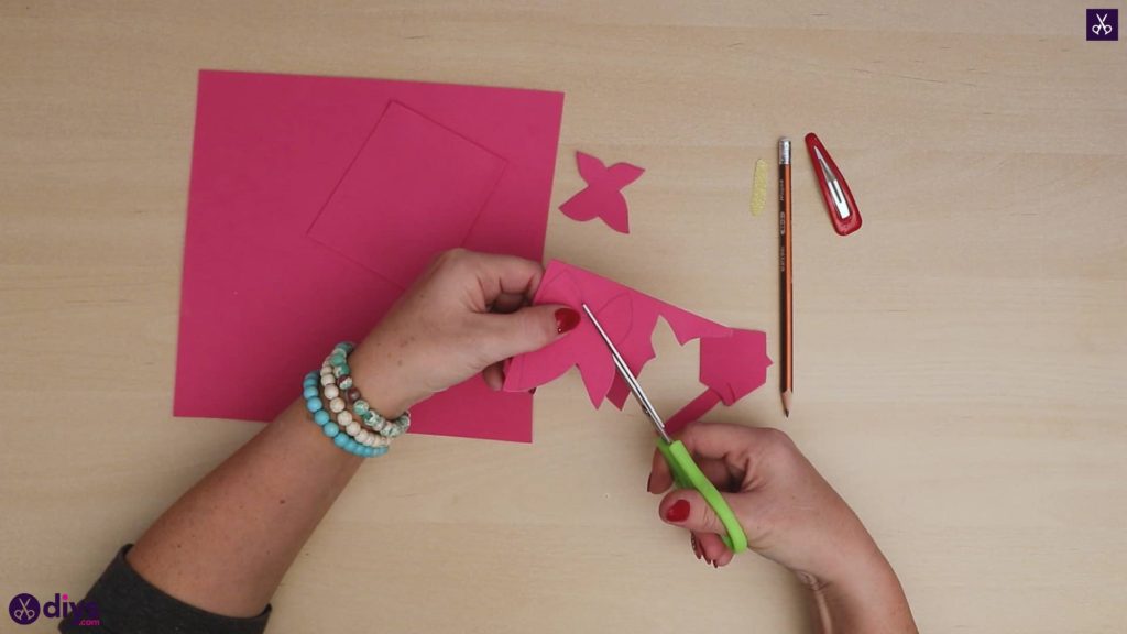 Diy butterfly barrette step 3e