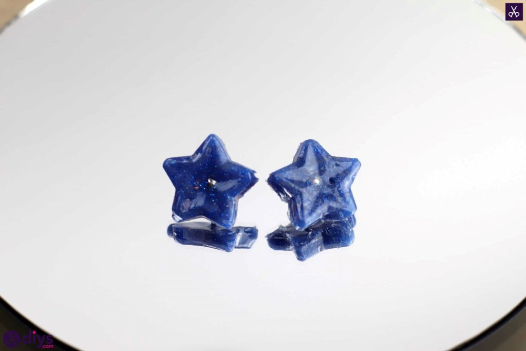 Diy hot glue star earrings simple project