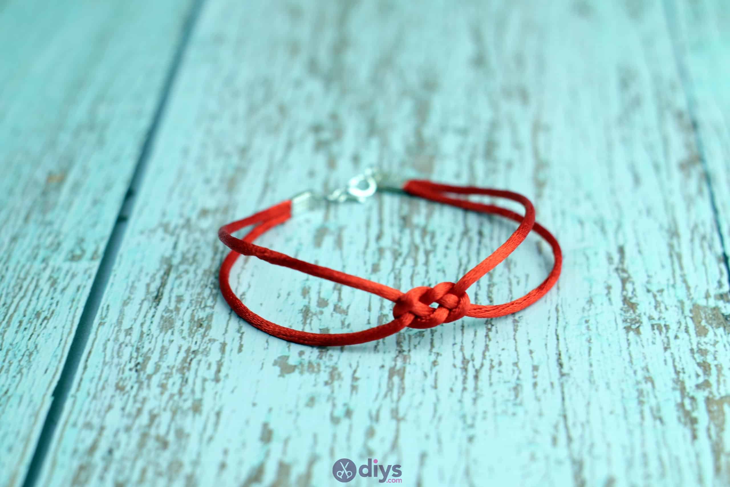 Diy knotted bracelet project
