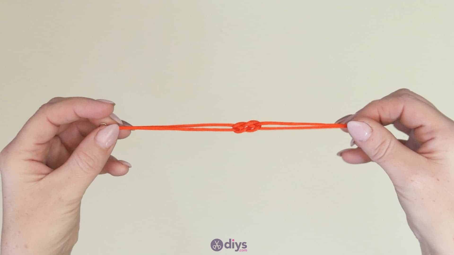 Diy knotted bracelet step 4b