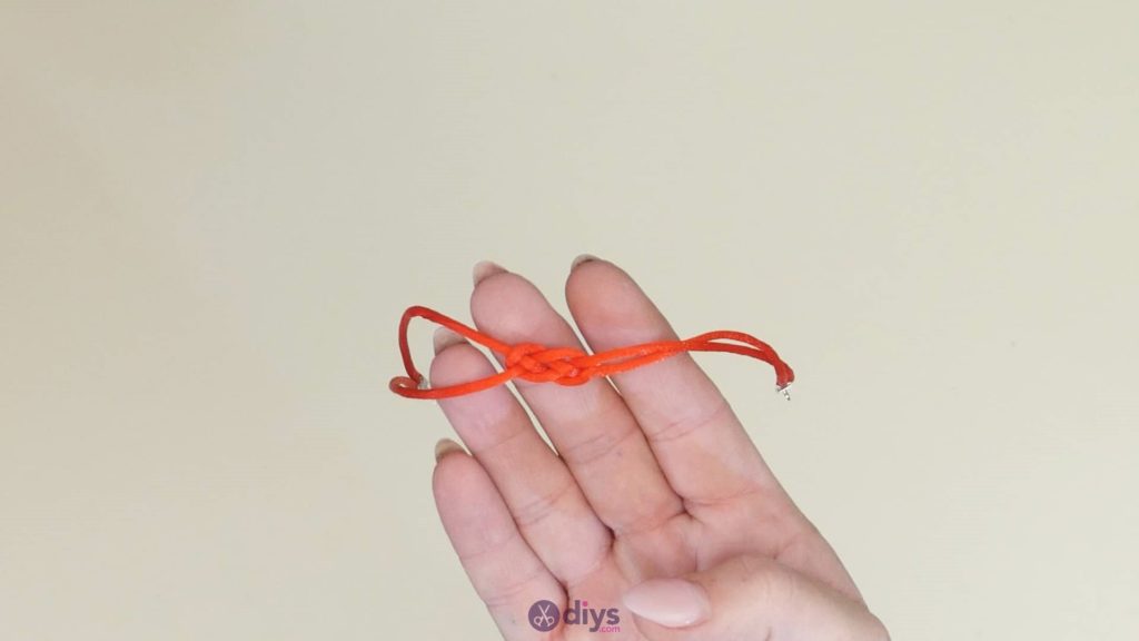 Diy knotted bracelet step 4d