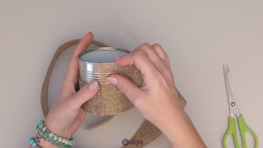 Diy rustic tin can container add
