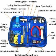 EZTool watch repair kit and full manual