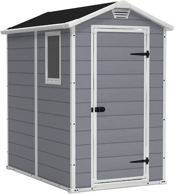 Keter manor 4x6 resin outdoor shed kit