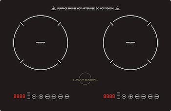 London sunshine dual burner induction cooktop