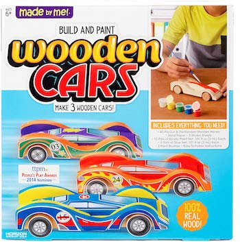 Made by me paint your own wooden cars