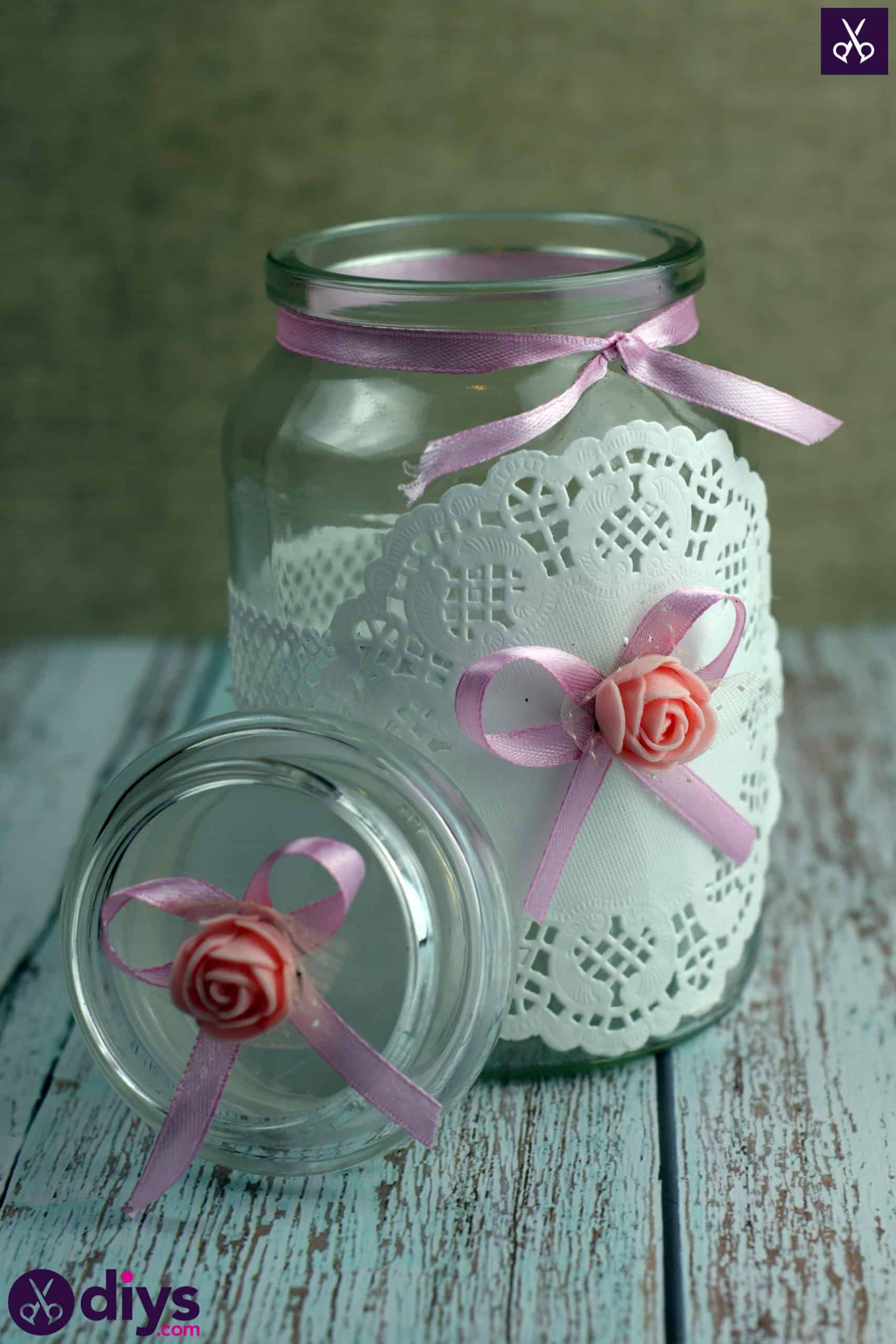 Mason jar centrepiece for weddings diy
