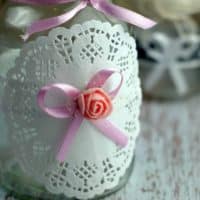 Mason jar centrepiece for weddings simple
