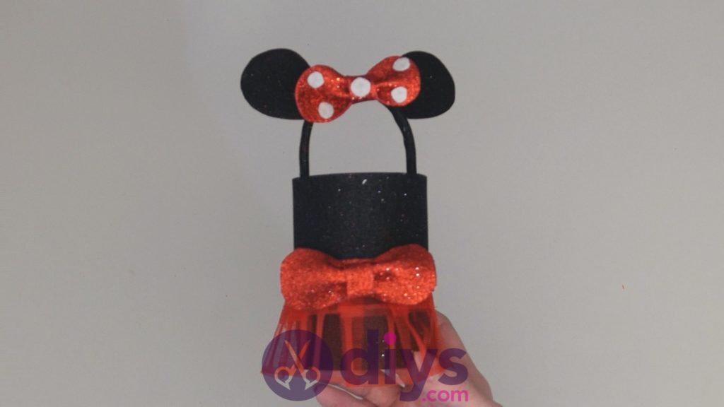 Minnie mouse tin can container step 14ae