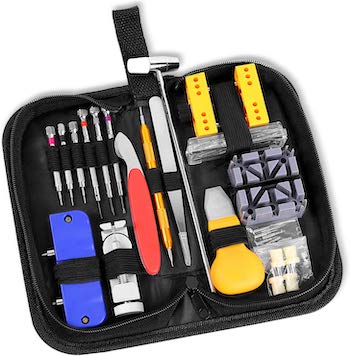 Ohuhu 156 piece watch repair kit and case