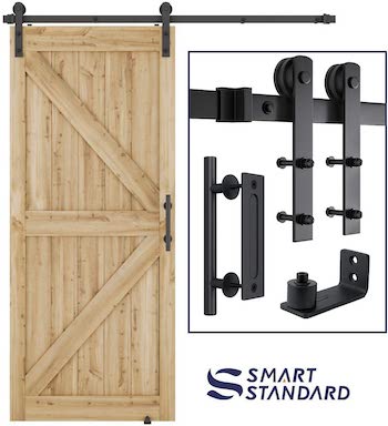 Smart standard 6ft double rail sliding door