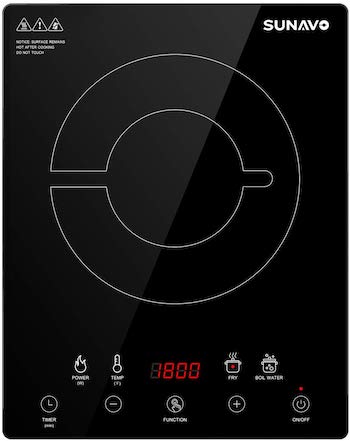 Sunavo sensor touch portable induction cooktop