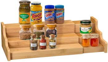 Zri bamboo expandable bamboo spice rack