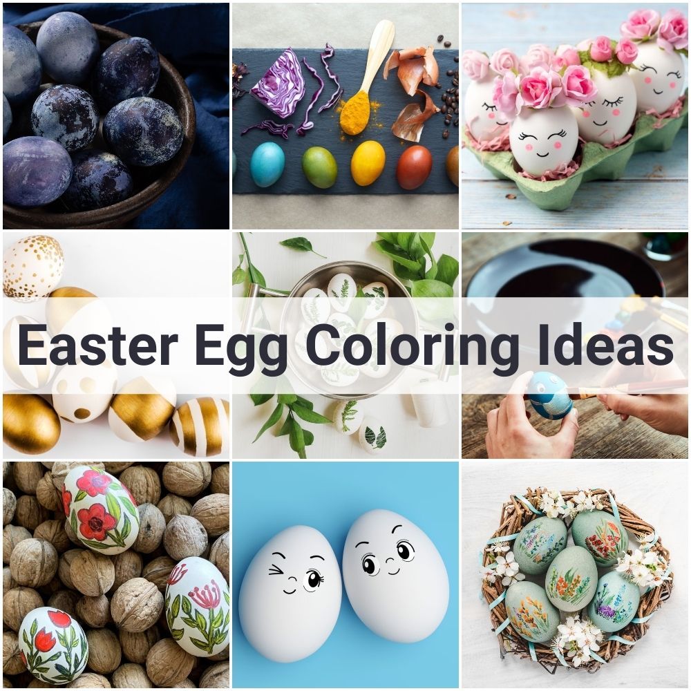 Best easter egg coloring ideas