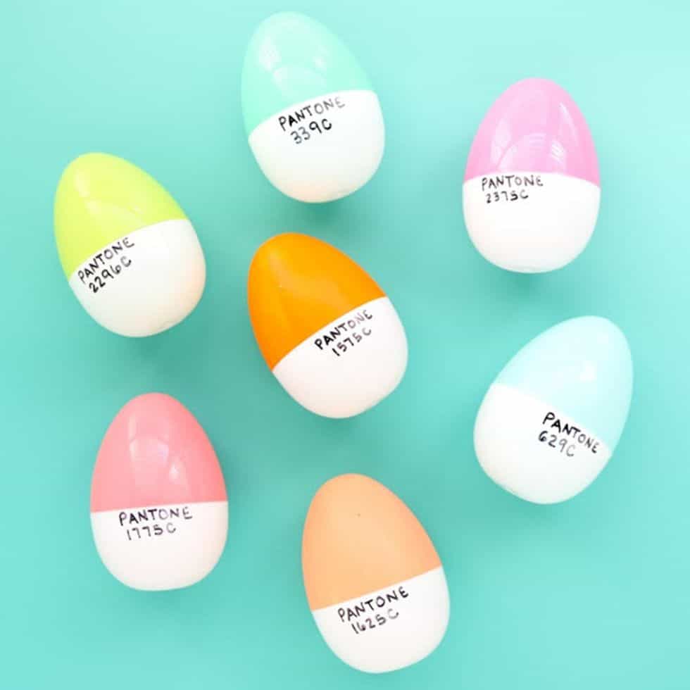 Pantone Shades - Easter Egg Ideas for Adults