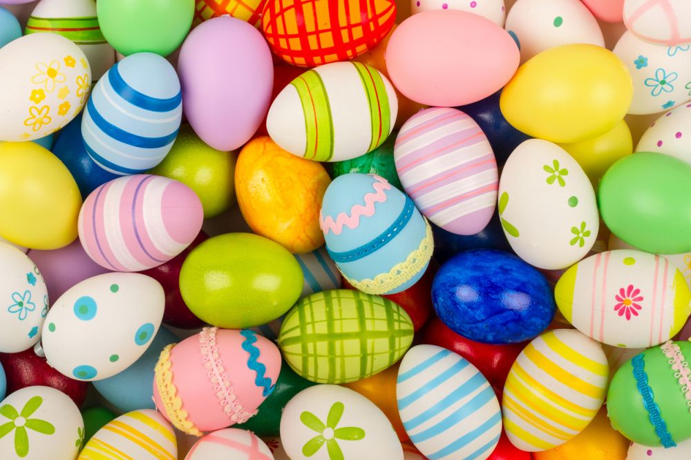 Pattern color easter eggs