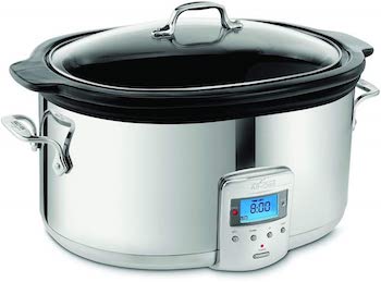 All clad programmable oval shaped slow cooker