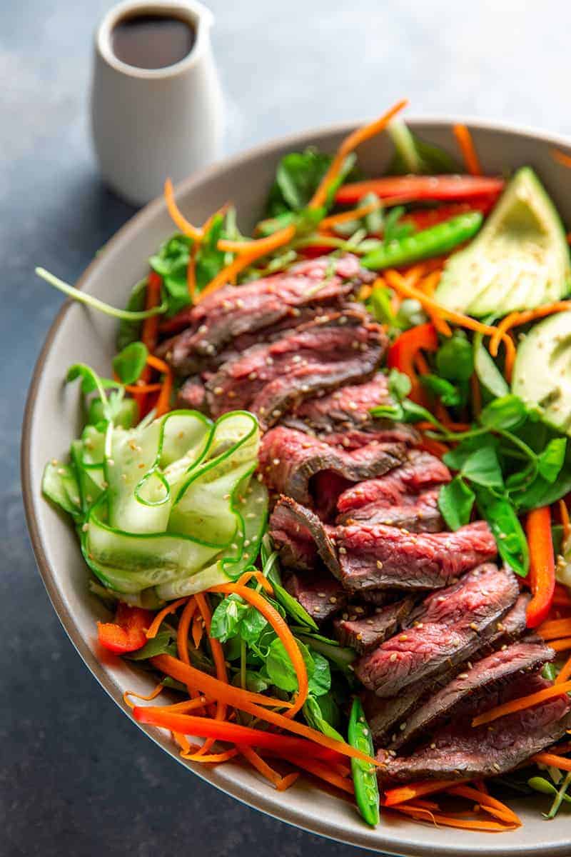 Asian steak salad