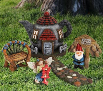 Fairy garden gnome accessories kit